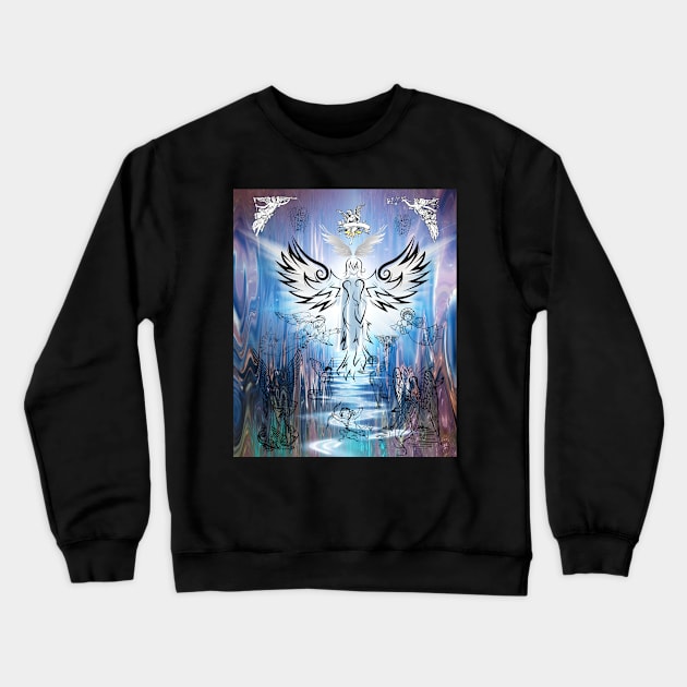 ANGELS DODDLE Crewneck Sweatshirt by Bristlecone Pine Co.